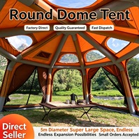 Tente dôme gonflable pour le camping familial en plein air, tente gonflable sphérique, matelas gonflable