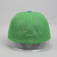 Gorra Trucker de Malla Perforada de 3 Tonos, con Bordado 3D de la Letra B Vintage, de Secado Rápido, Visera Plana, para Golf y Béisbol al Aire Libre