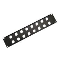 Panneau de châssis de serveur LICHUAN, panneau vierge en métal découpé pour rack de serveur, panneau de châssis d'amplificateur audio, panneau de rack 1U à 12 trous