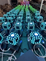 Projecteur LED 3D en forme de gourde, lumière pixel RGB pleine couleur pour bar, lounge, scène et spectacles