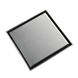 Rejilla de Drenaje para Ducha Cuadrada de Acero Inoxidable 304 de 10x10cm, Antideslizante, con Superficie Pulida, para Baño de Hotel Moderno - Product Image 1