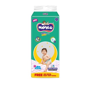 ผลิตภัณฑ์ดูแลเด็กนาวิโล ผ้าอ้อมเด็ก แพมเพอร์ ไซส์ใหญ่ ออกแบบมาเพื่อความนุ่มสบาย อ่อนโยน ซึมซับได้ดี และเชื่อถือได้ - Product Image 4