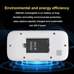 GAMINJA Mini console di gioco portatile retrò a 8 bit con schermo da 2,4 pollici, 400 videogiochi integrati, lettore di videogiochi portatile - Product Image 3