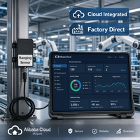 Télémètre laser sans fil WiFi, capteur de distance TOF 0,1-40m 1% IP65 Modbus RTU pour usage industriel