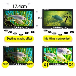 7 Inch HD Visual Fish Finder Underwater <b>Camera</b>, <b>Night</b> <b>Vision</b> Fishing <b>Camera</b> for Anchor Fishing & Ice Fishing - Product Image 2