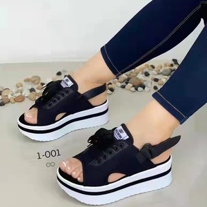 Women in Stock Thick-Soled Roman <b>Sandals</b> Summer Open-Toe Beach <b>Sandals</b> - Product Image 3