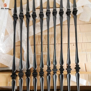 Jyd 1/2 "Matzwarte Holle Ijzeren Lepel Knokkel Balusters Indoor Trap Metalen Spindels Te Koop - Product Image 4