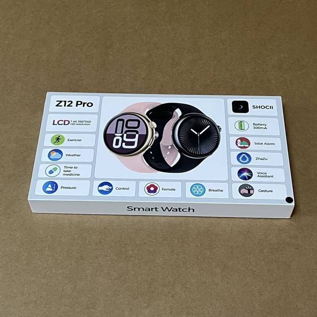 Hotsale Z12 Pro Smartwatch  Call AMOLED High-Definition Screen+Dual Strap Multifunctional Watch