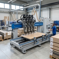 MAMIMAC CNC Perceuse à six rangées pour le bois, machine de perçage multi-trous pour le traitement des panneaux