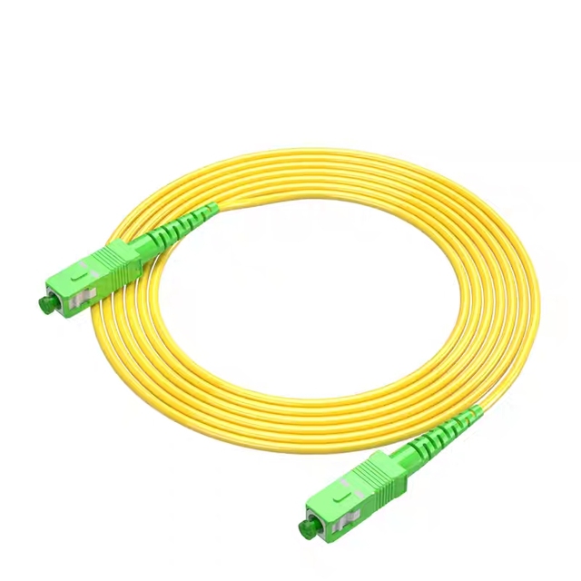 APC Optical Fiber Pigtail Fiber Optic Jumper Cable SC LC FC Fiber Optic Patch Cord