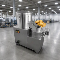 FUCHUANGUI Machine à éplucher les pommes de terre, petite éplucheuse pour cuisine et cantine, machine de nettoyage pour pommes de terre, taro et patates douces