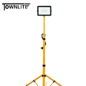 IP65 Portable single head led tripod light 50w led flood work light 50 watt with 1.8 meters cable