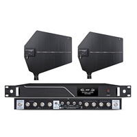 948 vente chaude 8 canaux amplificateur d'antenne scène Performance UHF sans fil Microphone récepteur de Distribution de Signal