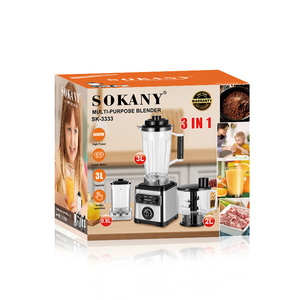 110V 220V <span class=keywords><strong>Moulinex</strong></span> Cocina 3 en 1 Encimera Mesa profesional Mezclador comercial Heavy Duty Silver Crest Blender - Product Image 6