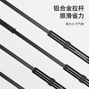 Johorse Manual Bicycle Air Pump High <b>Pressure</b> With <b>Gauge</b> Aluminum Alloy Portable For Mountain Bike Riding Kit CB-10039 - Product Image 1