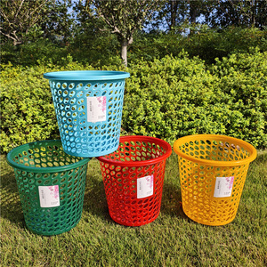 Cubo de Basura Cilíndrico de 8L, Diseño Abierto, Uso Interior y Exterior, para Cocina, Baño, Sala de Estar, Dormitorio - Product Image 1