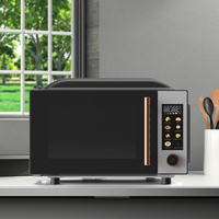 Oven Microwave Listrik 700W 20L Laris Manis untuk Rumah Tangga & Hotel, Pemanasan Cepat, Hemat Energi, Dilengkapi Fitur Panggangan, Casing Kaca, Digital