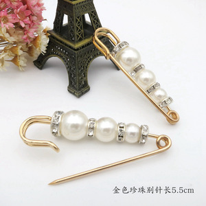<span class=keywords><strong>Broche</strong></span> vintage en cristal, épingle de robe, décoration en strass, boucle, bijoux, broches pour hommes et femmes, broches hijab, accessoires - Product Image 3