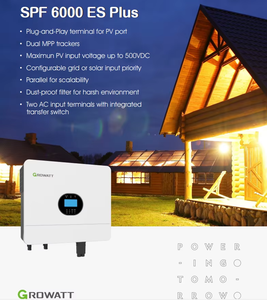 SPF 6000 ES Plus 6kw 8KW Venta caliente Myanmar Growatt Híbrido en la red Inversor solar trifásico - Product Image 2