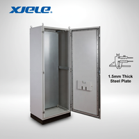 Armoire électrique sur pied XJBH IP55, structure monobloc, plaque arrière soudée pour projets d'ingénierie