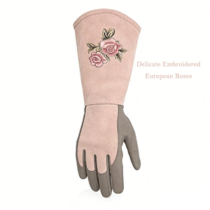<span class=keywords><strong>Gants</strong></span> de jardinage longs <span class=keywords><strong>pour</strong></span> hommes et femmes, en cuir synthétique, <span class=keywords><strong>pour</strong></span> la taille des <span class=keywords><strong>rosiers</strong></span> - <span class=keywords><strong>Gants</strong></span> de protection respirants et durables - Product Image 2