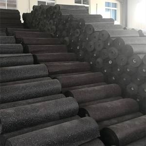 سجادة واقية مخصصة لفة صالة الألعاب الرياضية تغطي المطاط ، بلاط الأرضيات المطاطية - Product Image 4