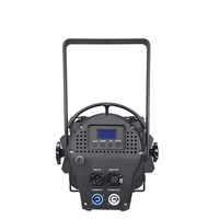 Projecteur LED Fresnel électronique 200W à zoom, angle de faisceau réglable, contrôle DMX512, châssis en aluminium, idéal pour studio et studio de danse