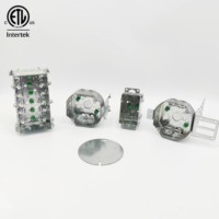Boîte à interrupteurs extérieure en acier galvanisé étanche IP55 de 4 pouces, homologuée CETL - 54151-LB