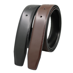 Cinturón Casual de Cuero Vacuno para Hombre con Orificios, 3.3cm de Ancho, Fábrica LQbelt, Logotipo Personalizado, Cuero de 138 Granos - Product Image 1