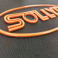 Étiquette en silicone 3D personnalisée de haute qualité pour vêtements, logo de marque de mode, impression de nom de marque sur étiquette en caoutchouc
