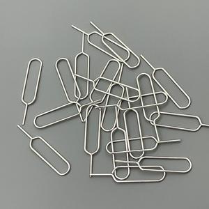 Factory Custom-Made Stainless Steel Bending Process SIM Card Ejector Pin Universal SIM Tray <strong>Removal</strong> <strong>Tool</strong> Model 0.8 For All - Product Image 1