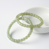 Bracelet en Jade Hetian Naturel Runyang pour Femme, Bracelet en Pierres Précieuses, Vente en Gros de Bijoux en Cristal, Cadeau