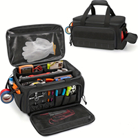 Kit d'outils de travail du bois électricien noir de vente chaude sac de rangement sac à outils