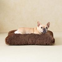 Tapis de couchage pour animaux de compagnie, chaud et confortable, épais et moelleux, coussin rectangulaire doux et confortable pour animaux de compagnie, pour une utilisation toute l'année