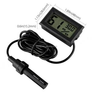 Termómetro de Fábrica FY12 FY-12, Medidor Digital de Temperatura y Humedad Electrónico LCD Integrado con Sonda y Cable - Product Image 5