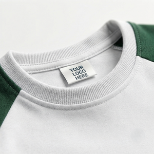 Ensemble décontracté deux pièces pour garçons : T-shirt imprimé raglan 95 % coton et pantalon – Vente en gros, personnalisation OEM/ODM, directement de l'usine - Product Image 2