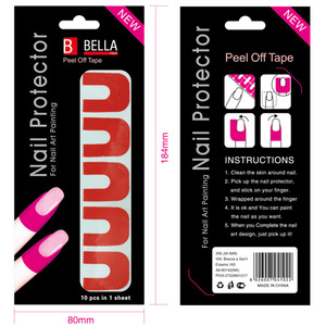 Oferta: Protector de Uñas en Forma de U para Manicura, Adhesivos Anti-derrame para Esmalte, Protector de Uñas Desprendible con Precio de Mayoreo - Product Image 2