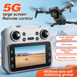 K919 tối đa tránh chướng ngại vật GPS trở lại 4k ESC máy ảnh kép FPV không chổi than Ba Trục Gimbal Quadcopter 4.5 "Màn hình điều khiển từ xa - Product Image 2