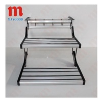 Escabeau de camping-car durable avec une capacité portante de 220kg Conception légère pour accessoires de caravane de pièces de carrosserie de camping-car