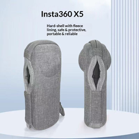 Sac de rangement en cuir personnalisable, étui de protection portable décontracté pour caméra d'action Insta 360
