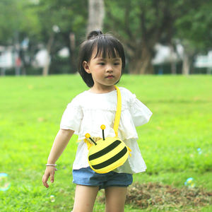 Borsa a tracolla con ape in peluche e super carina borsa a tracolla alla moda stile Messenger borsa a tracolla con cerniera per bambini <span class=keywords><strong>o</strong></span> donne - Product Image 3