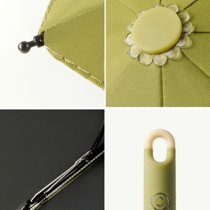 Custom Logo Business Gifts Modern Waterproof UV Protect <b>Windproof</b> Dual-Folding Fully-Automatic Straight Handle Portable <b>Umbrella</b> - Product Image 6