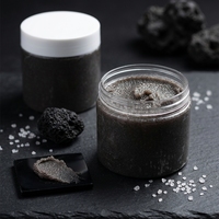 Crème exfoliante pour le corps à l'arôme naturel personnalisé, enrichie en vitamine C, blanchissante, au citron, pour usage domestique