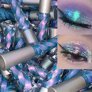 Trucco occhi lucidi cosmetici multiclromatici Glitter Shimmer impermeabile camaleonte liquido ombretto