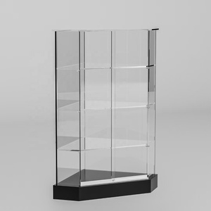 珠宝展示柜玻璃展示柜/壁木和玻璃展示柜设计/铝制带发光二极管玻璃展示柜 - Product Image 6