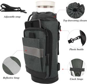 Échantillon gratuit Accessoires durables pour béquilles Poignée rembourrée en mousse Léger Sac de rangement pour béquilles souple avec fermeture éclair Pochette universelle pour béquilles - Product Image 2