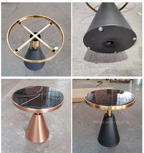 <span class=keywords><strong>Mesa</strong></span> de Centro Redonda de Mármol Blanco para Sala de Estar, <span class=keywords><strong>Mesa</strong></span> de Centro Moderna de Lujo - Product Image 6