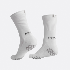 [HYVLE] Calcetines Deportivos Antideslizantes WE-STIM (Blancos) Calcetines de Alto Rendimiento para Pilates, Baloncesto, Transpirables, para Ejercicio - Product Image 3