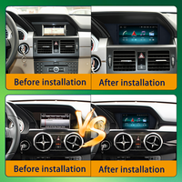 Reproductor de DVD para Auto Android de 7 Pulgadas Qualcomm para Mercedes Benz GLK X204, Navegación GPS, CarPlay, Bluetooth, Estéreo para Auto, NTG 4.0 4.5
