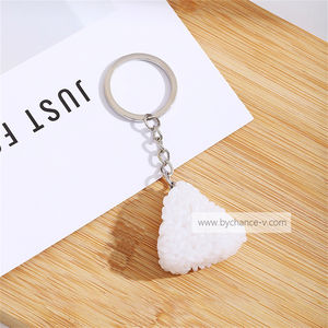 Llavero con Colgante de Bola de Arroz Onigiri Artificial, Estilo Cocina Japonesa, para Regalos de Fiesta o Promoción de Restaurantes - Product Image 6